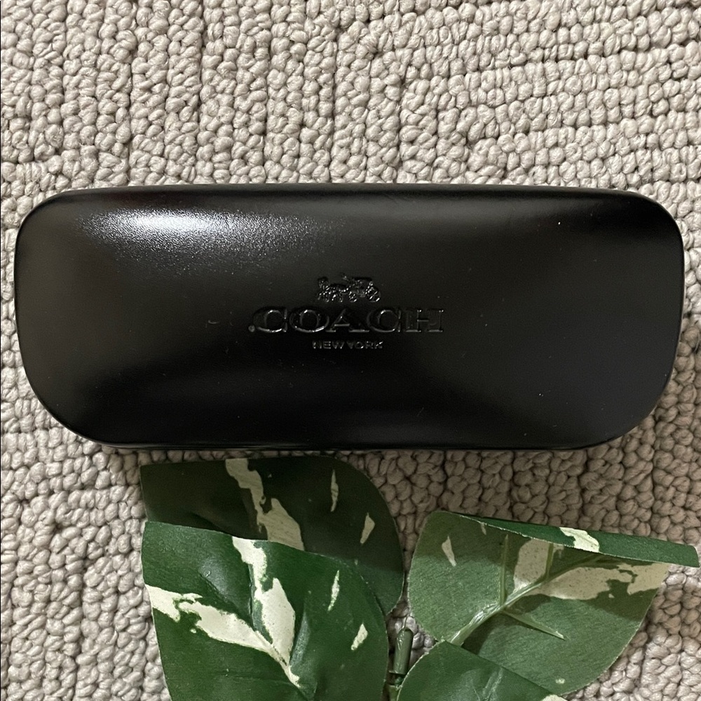 Coach Sleek Black Eyewear Case